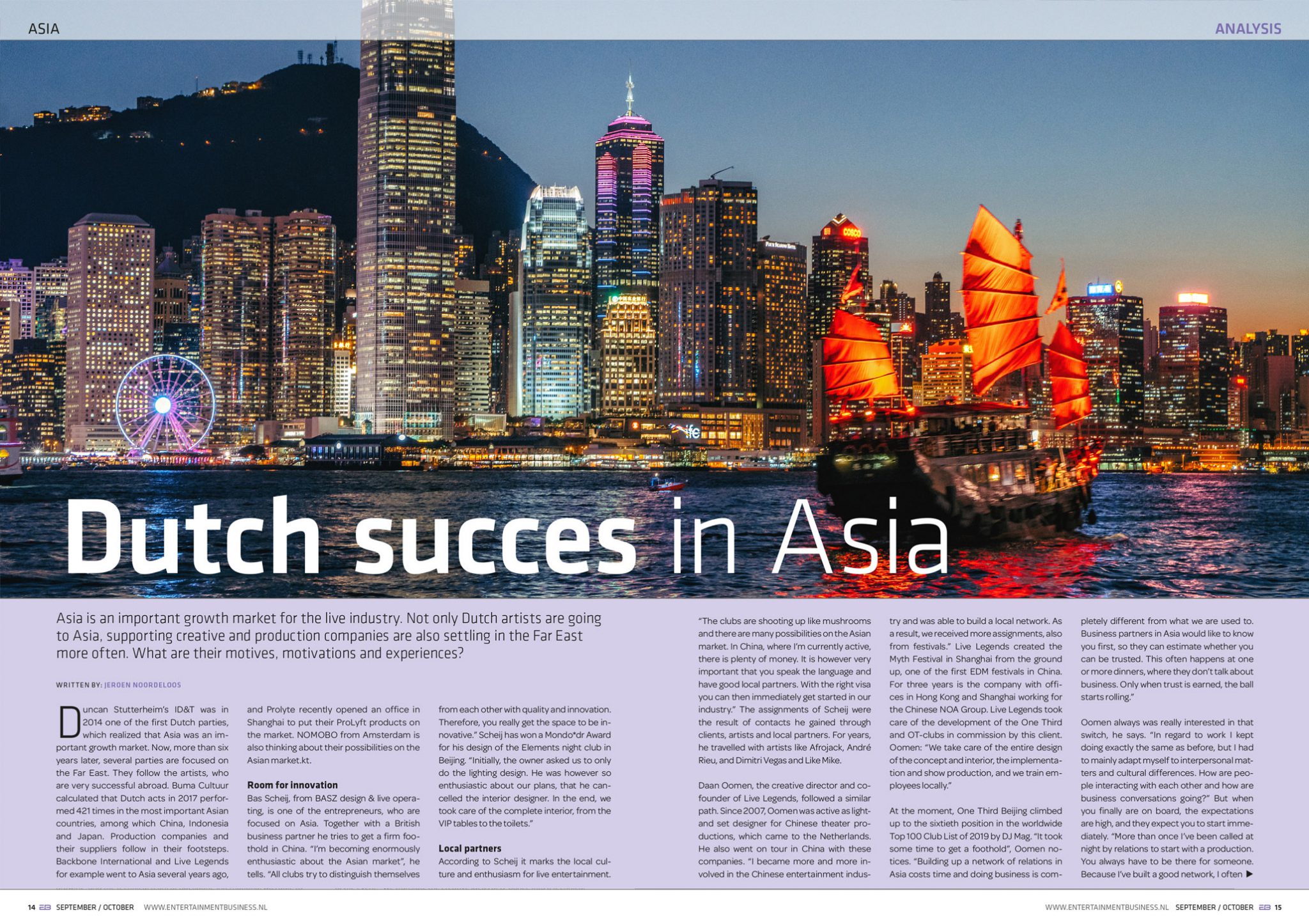 EBLive: Dutch succes in Asia